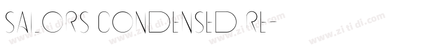 Sailors Condensed Re字体转换